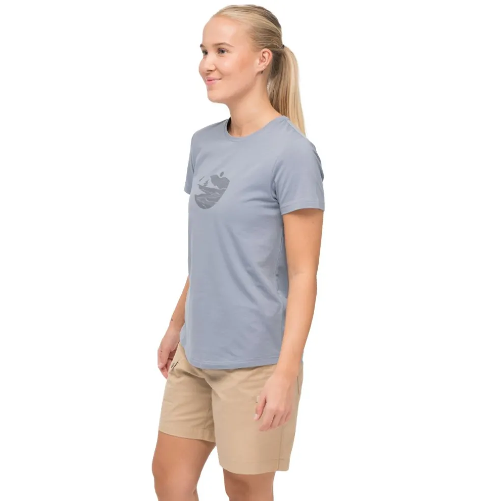 Nordmarka Organic Cotton Print Tee Women