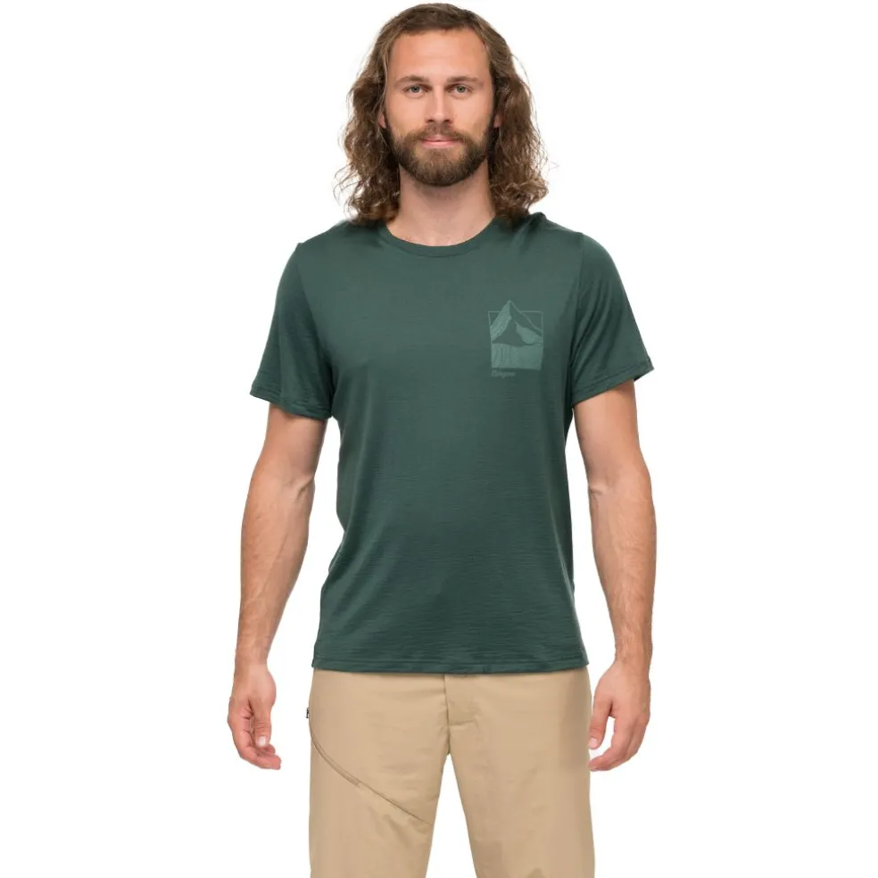 Rabot Mount Wool Tee Men