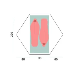 Super Light Dome 2-Persons Tent