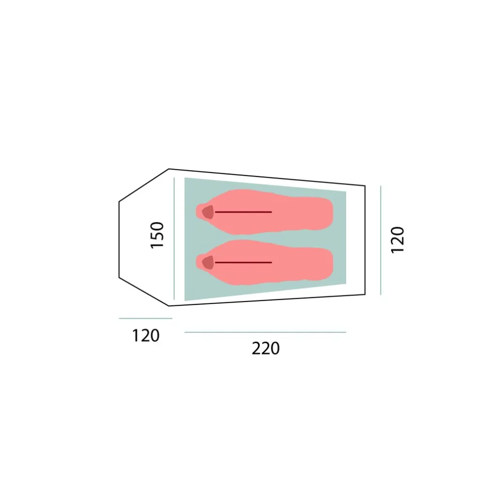 Trillemarka 2-Pers Tent