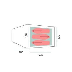 Trillemarka 3-Pers Tent