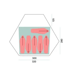Wiglo®LT v.2 6-Persons Tent